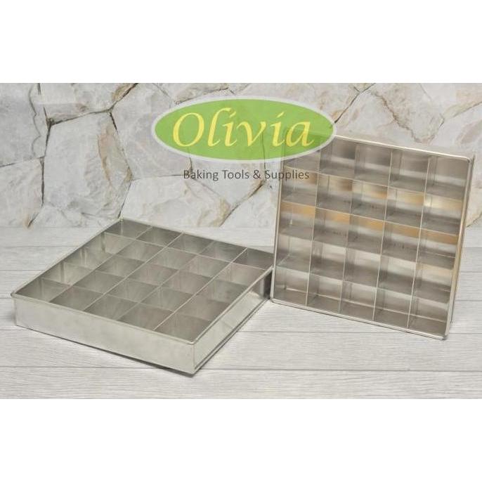 Loyang Sekat brownies / Cetakan Brownies / Cetakan Kue Kotak