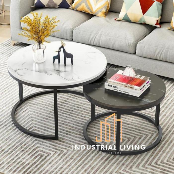 coffee table - coffee table marmer - coffee table minimalis top marmer