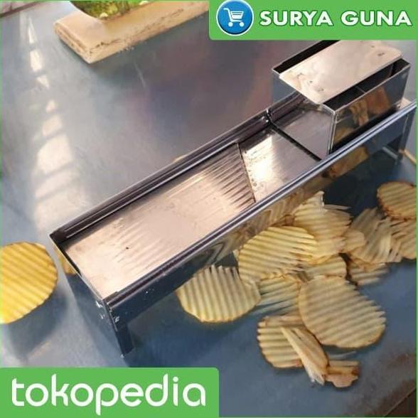pasah keripik kentang alat pemotong keripik kentang stainless steel