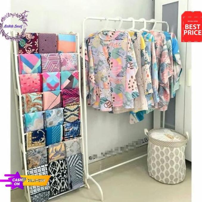 Rak Kerudung Serbaguna Rak HIjab Rak Mukena Gantungan Mukena Rak Sejadah