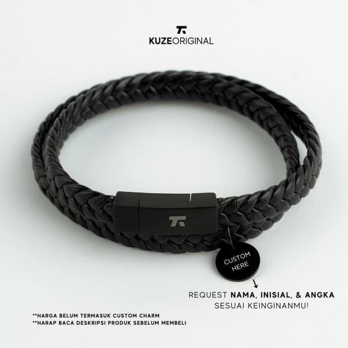 Kuze Original Gelang Kulit Oxford Twist