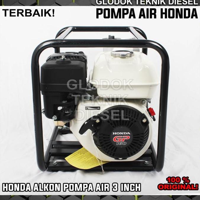 MESIN POMPA AIR SAWAH IRIGASI ALKON WATER PUMP HONDA GP 160 3 INCH 3"