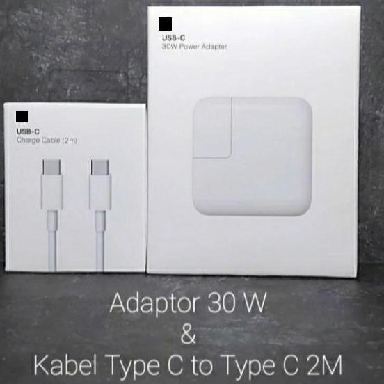 ADAPTOR ORIGINAL CHARGER MACBOOK AIR M1 13 INCH 2021 APPLE 30W 30watt