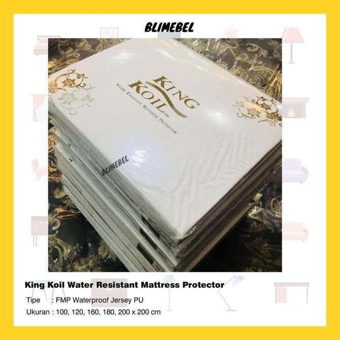 TERLARIS KING KOIL MATTRESS PROTECTOR FITTED WATEROOF / PELINDUNG MATRAS KING