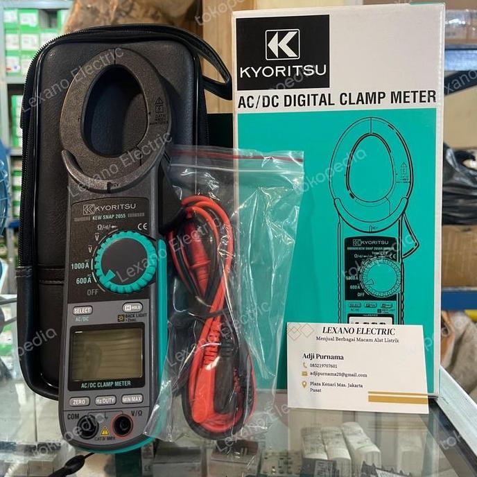 Kyoritsu 2055 Digital Clamp Meter Tang Ampere Ac/Dc 1000A Kyoritsu2055