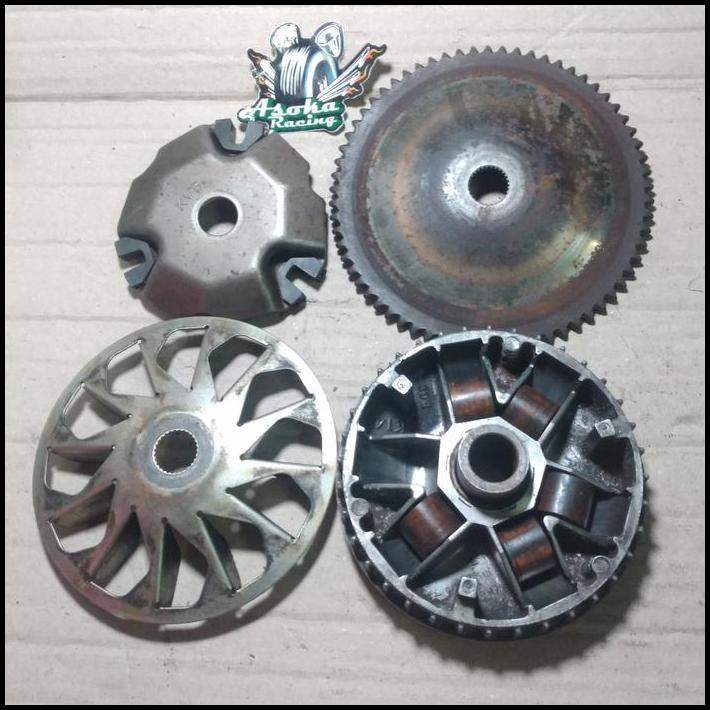 GRATIS ONGKIR RUMAH LOLER PULLY DEPAN 1SET VARIO 110 OLD KARBU . BEAT FI K25 ORIGINA 