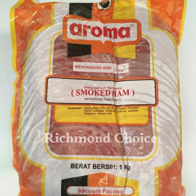 PORK SMOKED HAM AROMA / DAGING BABI ASAP AROMA 1 KG