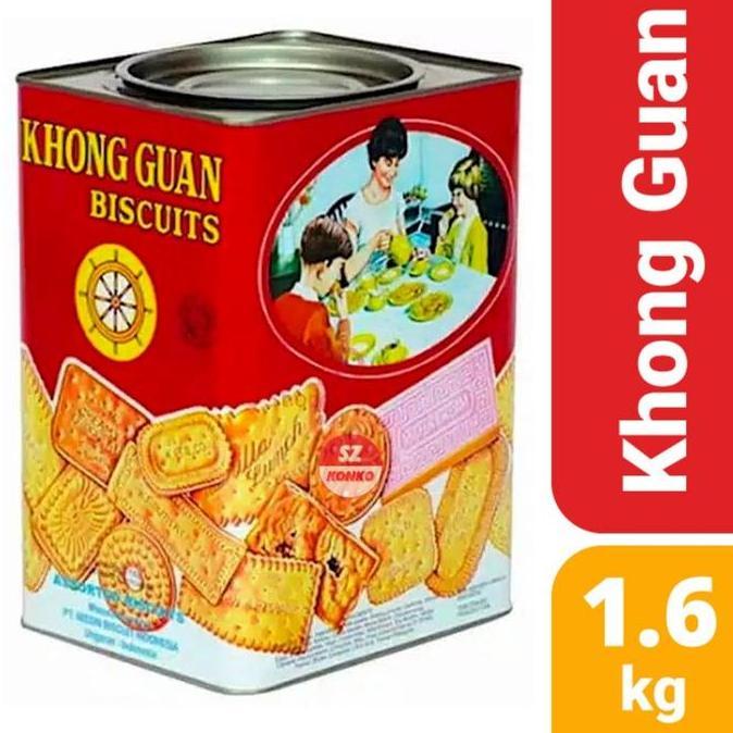 Khong Guan Kaleng / Biskuit 1.6kg Khong Guan bukan marie regal ES