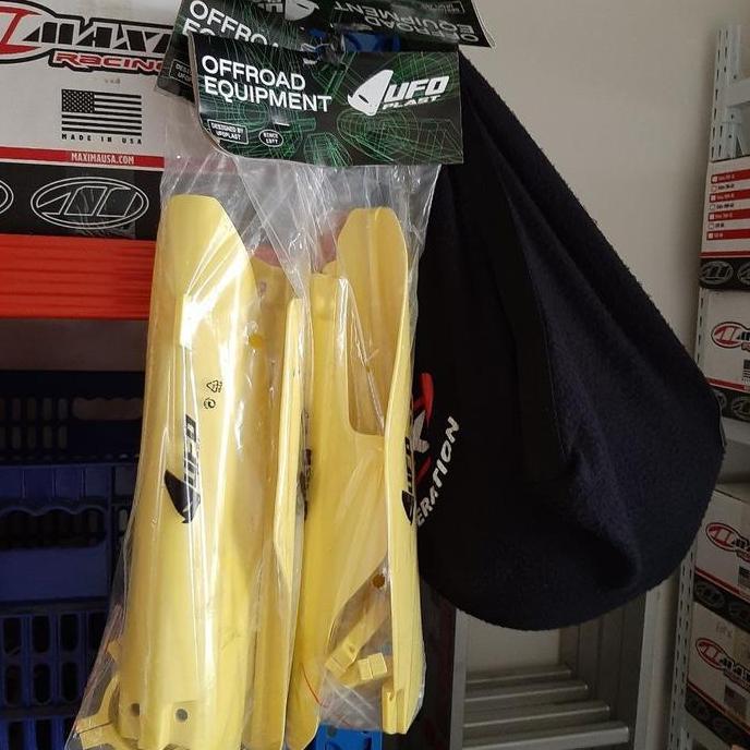 NEW cover shock forkguard depan usd Suzuki RM 250 RMZ 250 450 sepasang