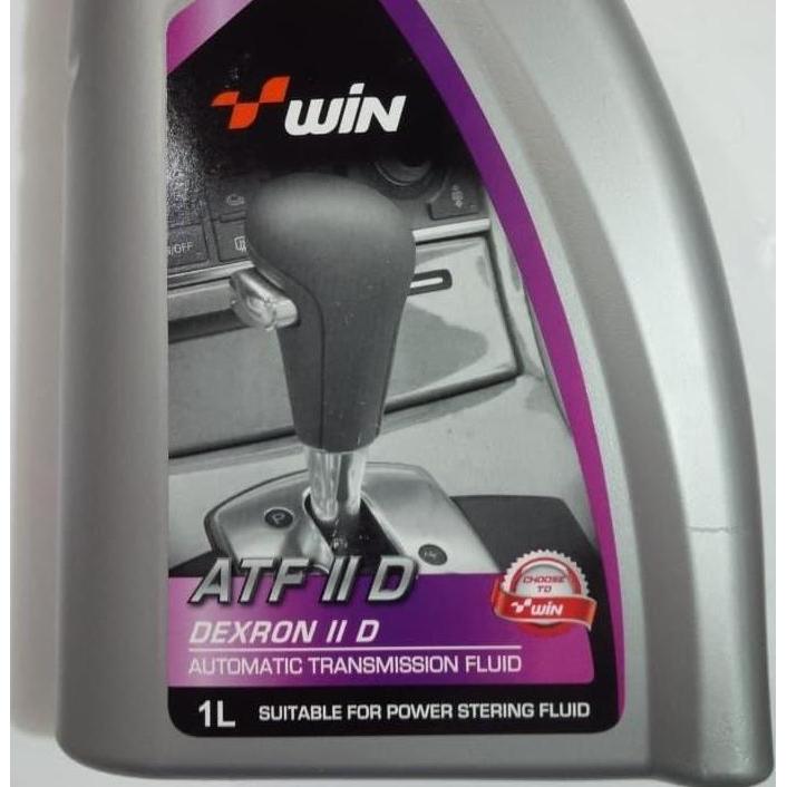 Ready Oli Transmisi Matic / Oli Power Steering Merk WIN ATF II D Botol 1 Lt