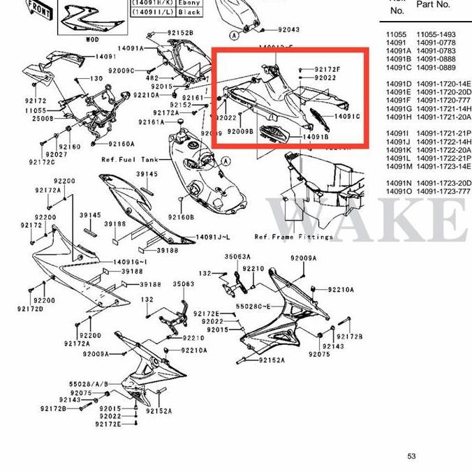 Body Tengah Kawasaki Body Tengah Kawasaki Athlete