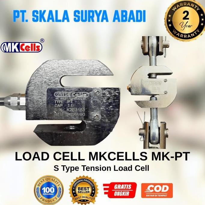 Mkcells Mk-Pt Tension Load Cell 1 Ton/ Load Cell Type S 1 Ton / Load Cell Timbangan Bergaransi