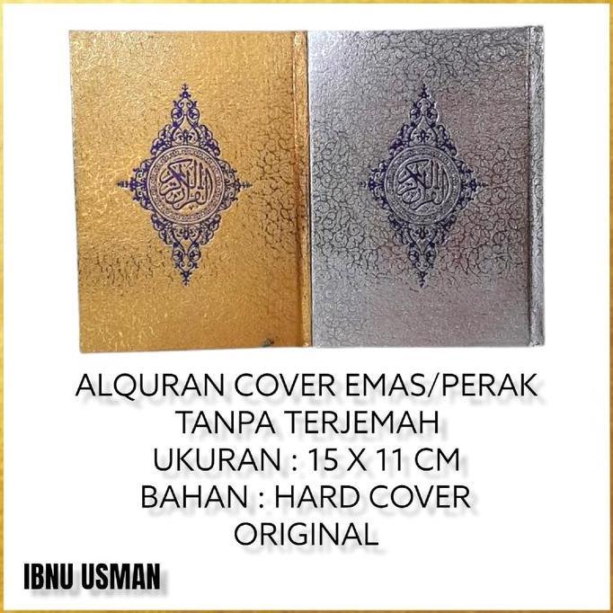 Ready ALQURAN COVER EMAS GM (A6) TANPA TERJEMAH I KERTAS HVS I ORIGINAL