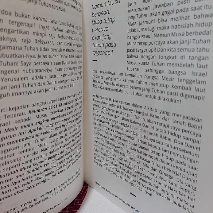 Ready BUKU ROHANI KRISTEN KITAB DANIEL (Sebuah Buku Motivasi Rancangan Tuhan