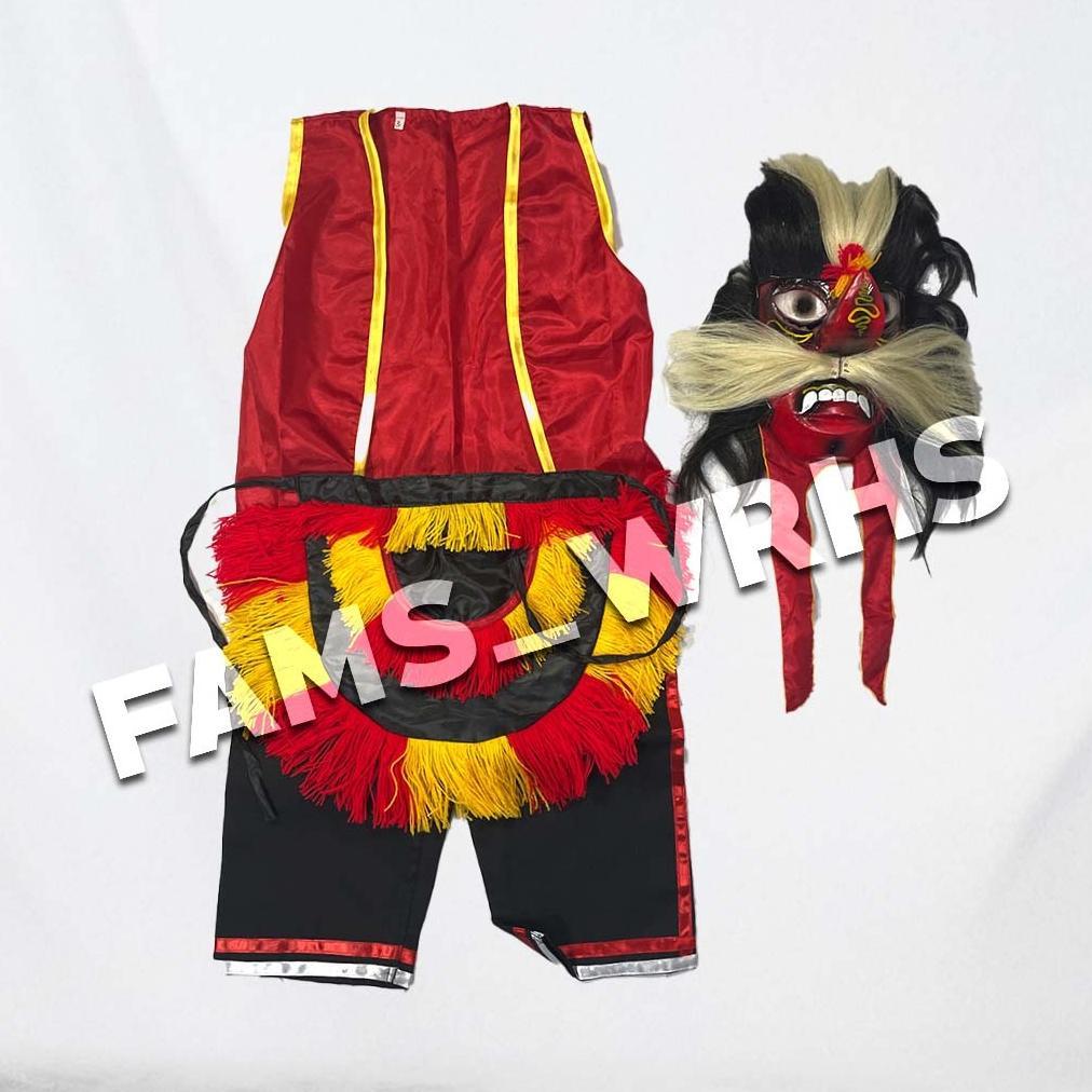 Baju Setelan Ganongan Anak Dewasa Celana Rompi Ganongan Dan Jaranan Fm -26