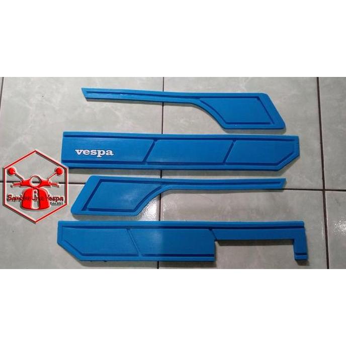 Karet Body Bodi Karet Body Bodi Trim Biru Warna BIRU Vespa Px Series Excel