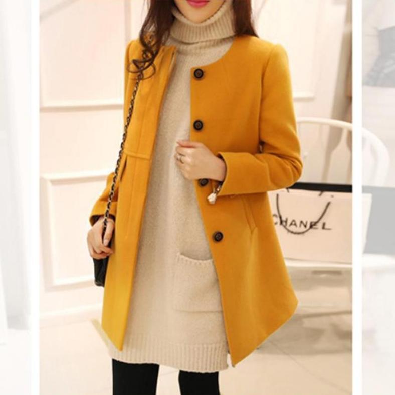 BEST DEALS JAKET JAS MANTEL KOREA WANITA OURPLACE27 UKURAN JUMBO MANTEL POLLAR WANITA LONGGAR TRENCH