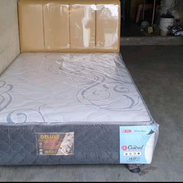 Multibed matras spring bed central deluxe 160x200 set kasur se divan - set 160x200