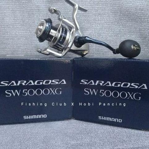 TERBARU - Reel Pancing Shimano Saragosa SW 5000 XG, SW 6000HG , SW 8000 HG, SW 10000 PG, SW 14000 XG