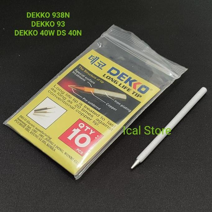 Ready Mata Solder Dekko Original untuk DS-40N 40W 938N 93 Tumpul Lancip