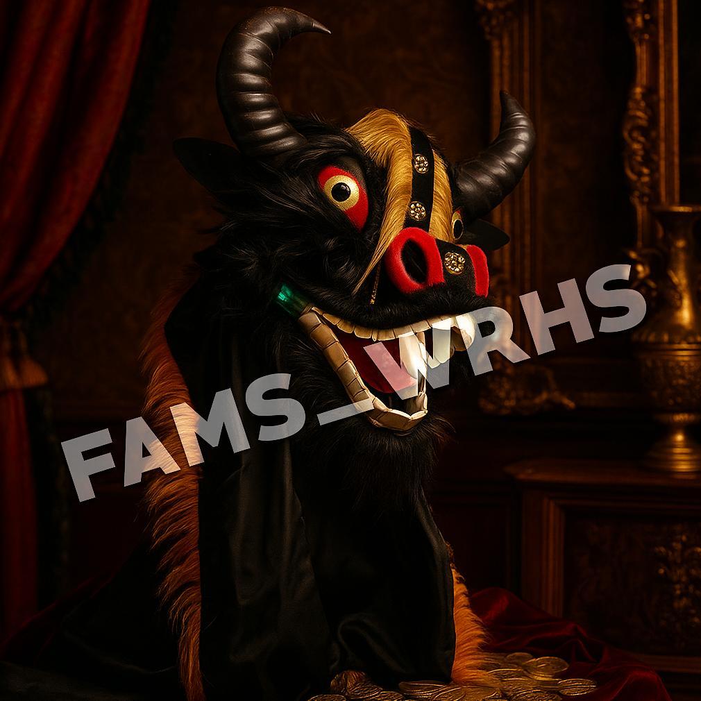 Bantengan Anak Bantengan Mangap Spons Topeng Bantengan Kerbau Fm -13