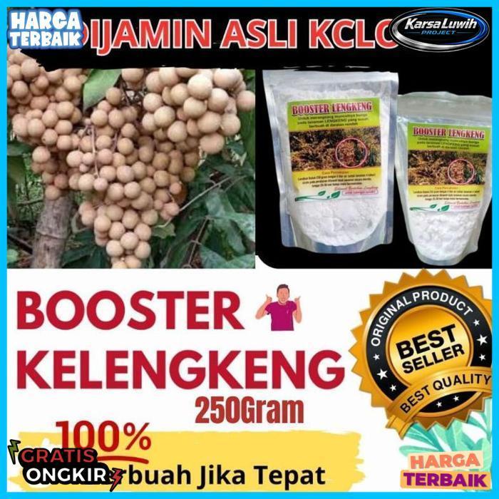 Jamin Asli.. Booster Kelengkeng Kclo3 Murni 250 Gram