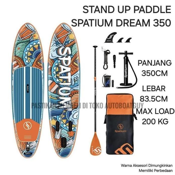 SPATIUM DREAM 350 CM Stand Up Paddle Board ( SUP ) Inflatable PVC murah