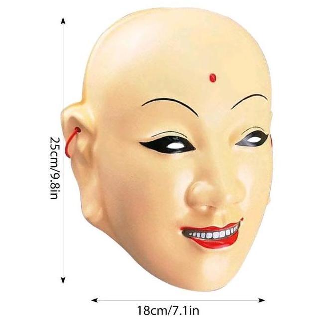 TOPENG WAJAH CANTIK BIKSU BOTAK