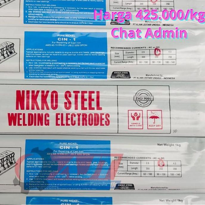 Ready Kawat Las Ancuran CIN1 3,2mm NIKKO STEEL Cin1
