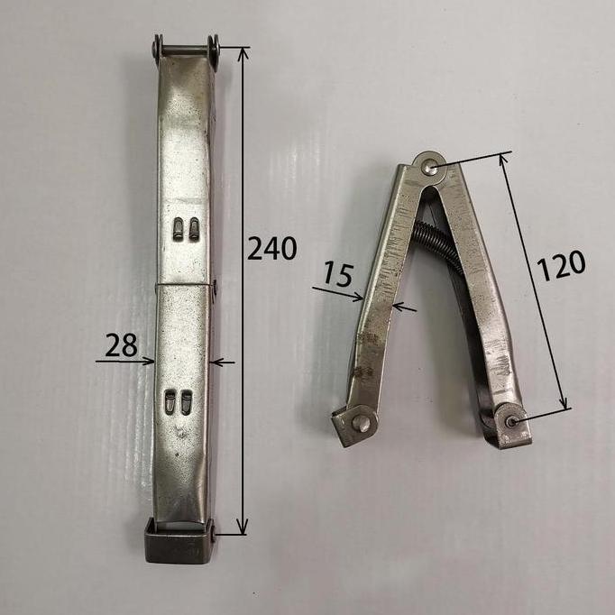 HAZTFRIOR 2pcs Engsel Pegas / Engsel Meja Lipat / Aksesories Kaki Meja Lipat / Flexible Engsel