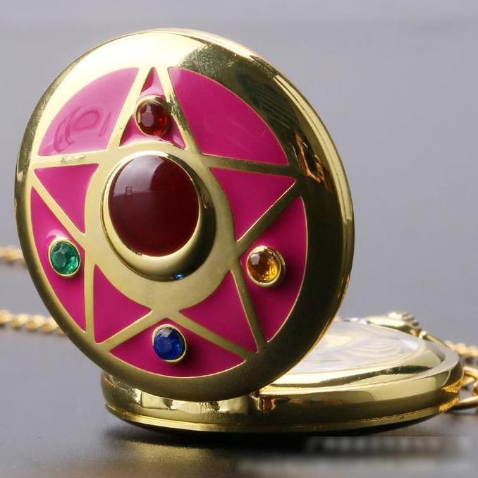 SPPW sailor moon pocket watch jam saku sailormoon magical girl mahou shoujo murah
