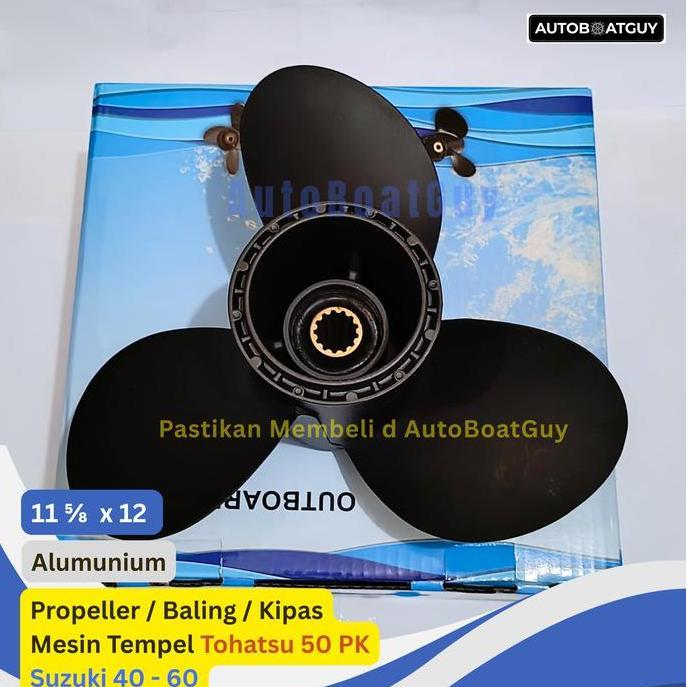 Propeller / Baling / Kipas Mesin Tempel Tohatsu 50 PK Suzuki 40 - 60 murah