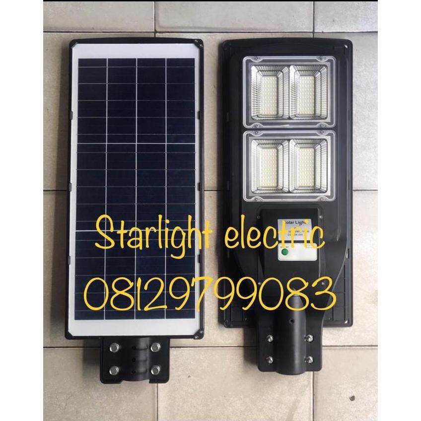 Lampu jalan led solar panel surya 100w 100 watt pju solar led matahari