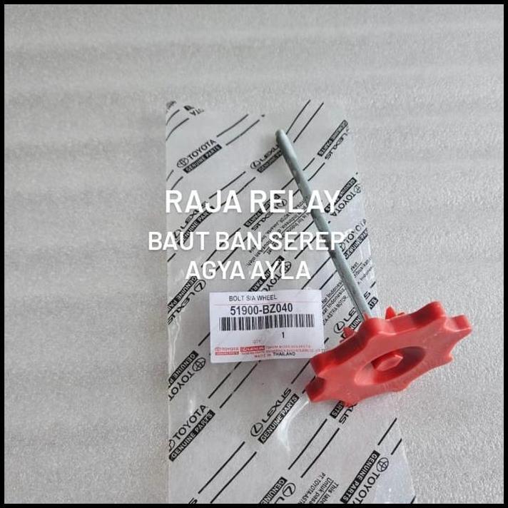 TERBARU BAUT GANTUNGAN BAN SEREP BOLT BAN SEREP AGYA AYLA 51900-BZ040 