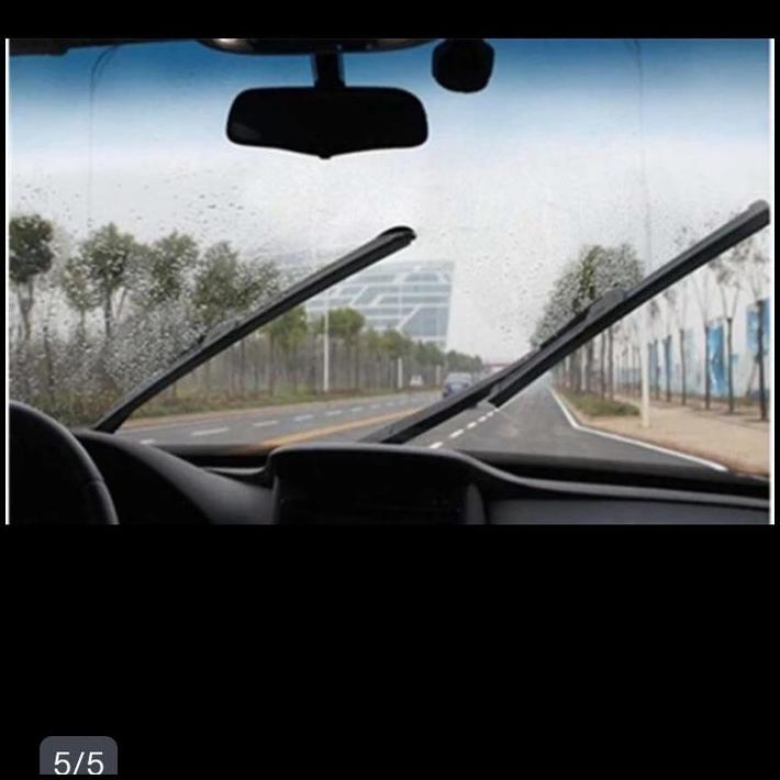 BEST DEAL WIPER KACA DEPAN MOBIL HONDA ALL NEW JAZZ RS 2008-ON KARET KACA SILICON FRAMELESS 