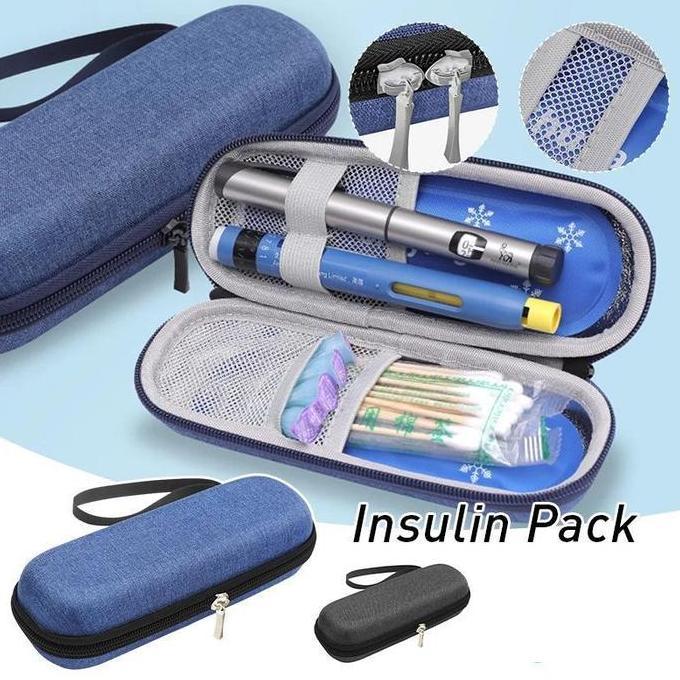 BAIAVY Tas Insulin Cooler Bag Portable Insulin Bag Cooler Bag Insulin Tempat Insulin Tas Penyimpanan
