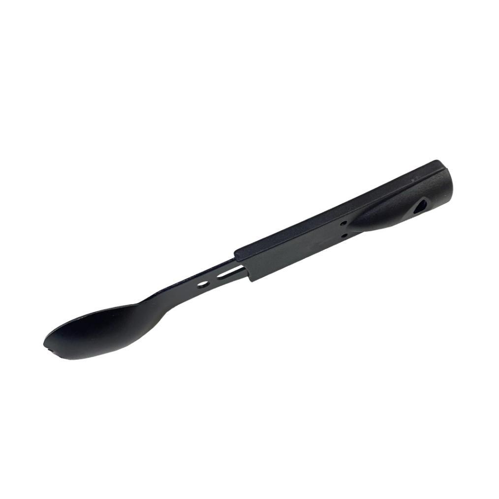 Fn-56 Bigadventure Spork With Knife  - Ultralight Stainless Spork Sendok Garpu Dengan Pisau Gunung T