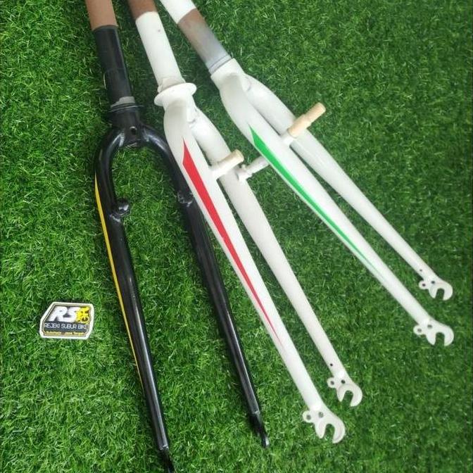 FORK RIGID BESI SEPEDA 700C ROADBIKE FIXIE HYBRID APPALANCHIA ORIGINAL DAN TERPERCAYA