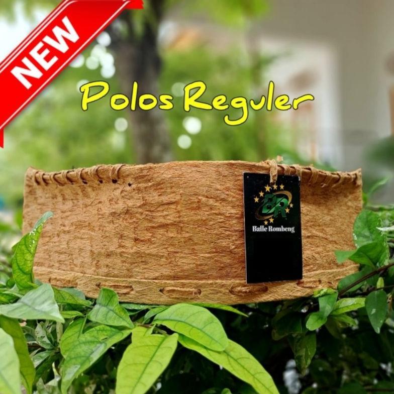 Peci Kulit Kayu Polos Reguler