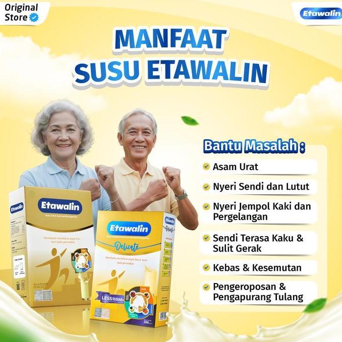 [PROMO PAYDAY] 1 - 3 Box ETAWALIN _ ORIGINAL RESMI  _ Bantu Masalah Sendi dan Tulang _  Minuman Susu