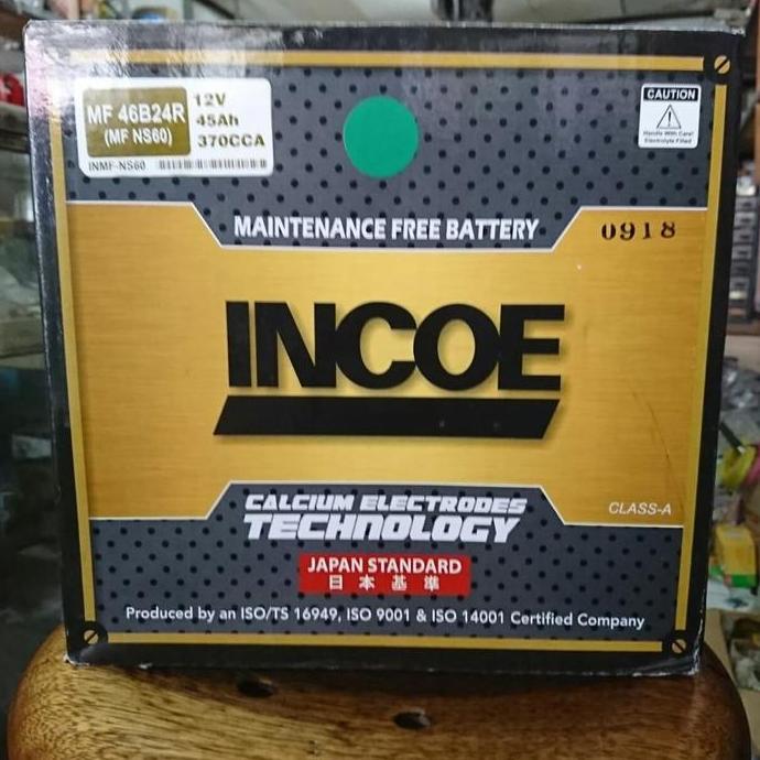 ACCU INCOE MF NS60 NS60L NS60LS 12V 45Ah aki kering mobil bandung