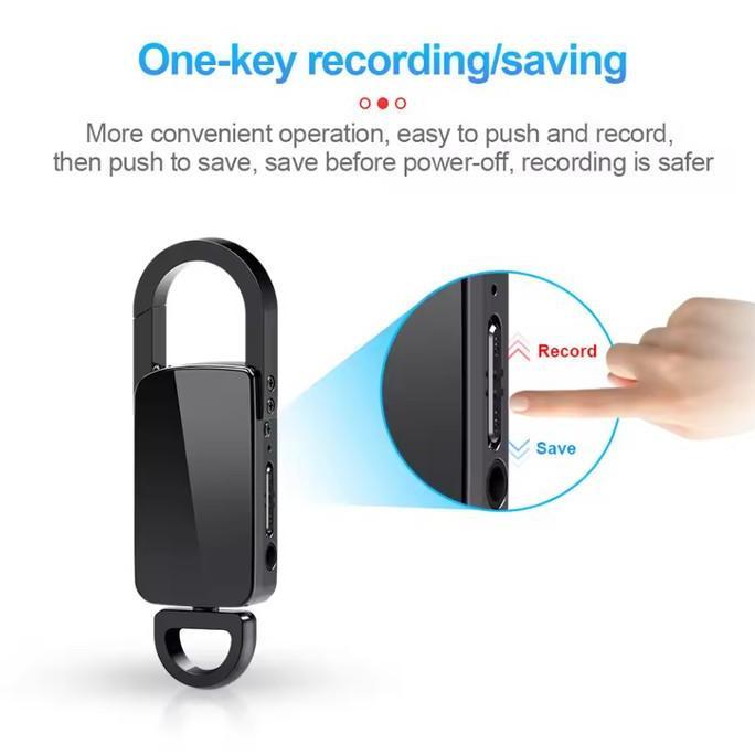 Perekam Suara Mini Tersembunyi Voice Recorder Alat Sadap Suara JS46