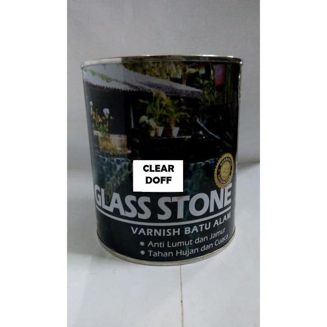 MURAH BERKUALITAS - VERNISH BATU ALAM BETA GLASS STONE 1 LT ( CLEAR DOFF )