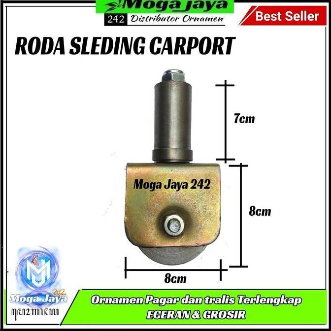DEAL TERBAIK - roda bubut pintu sleding lipat carport