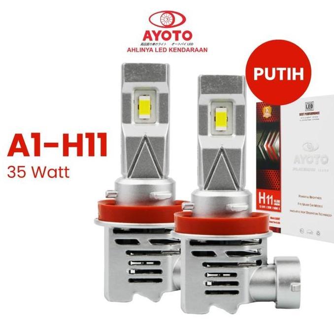 Lampu Led Ayoto H11 Mobil 1Pcs 35 Watt