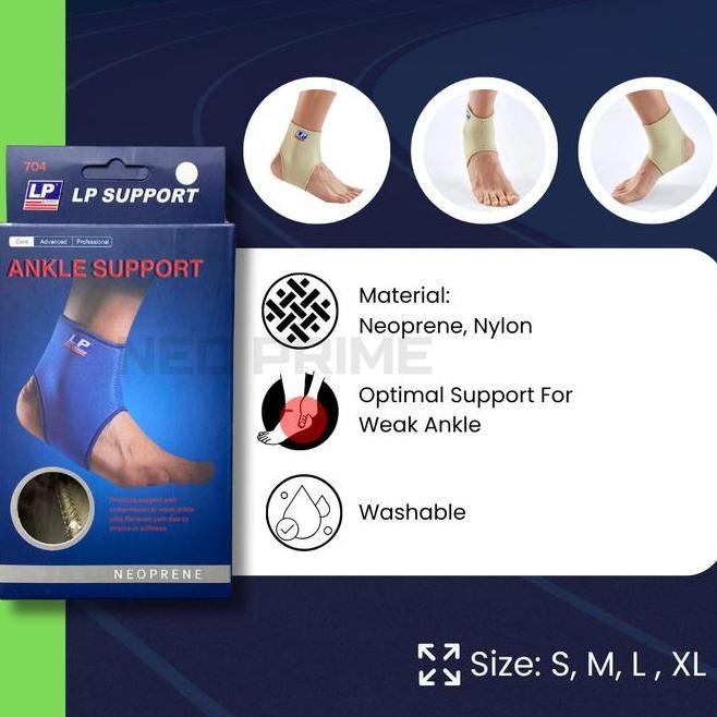 Ankle Support Lp Neoprene Deker Kaki Engkel 704
