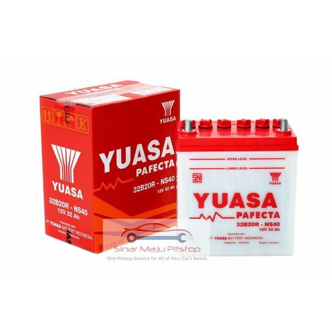 BEBAS ONGKIR - Aki Mobil Yuasa 32B20R - NS40 Accu Basah SUZUKI CARRY FUTURA & KATANA