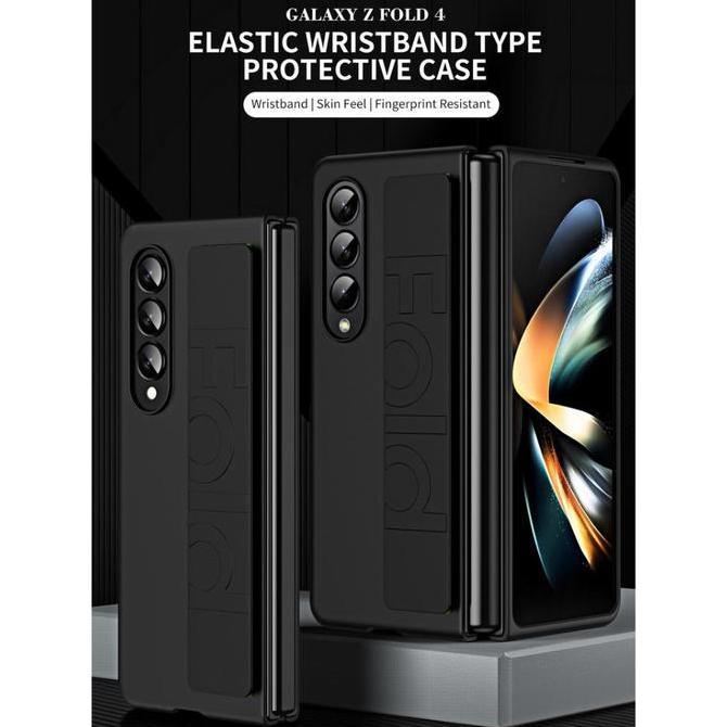 Hard Case Kompatibel Untuk Samsung Galaxy Z Fold 5 Z Fold 4 Z Fold 3 Silikon Macaron Candy With Stre
