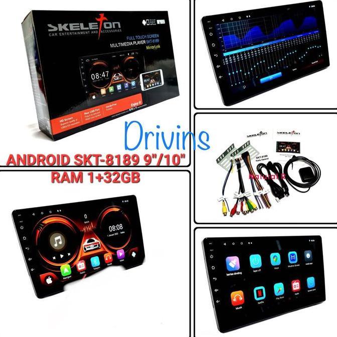 HARGA TERBAIK - HEADUNIT ANDROID 10INCH SKT-8189 / SKT 8189 10"