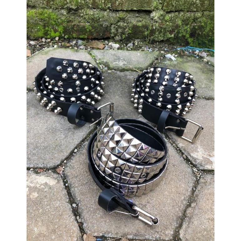 TERMURAH Belt spike punk / Gesper spike punk / Sabuk spike punk rock / Ikat pinggang